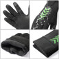 1 Pair Men Winter Waterproof Cycling Gloves Outdoor Sports Ski Running Motorcycle Touch Screen Fleece Gloves Non-Slip Warm Full Fingers — image 5 of 12