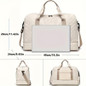 Travel bag Large capacity women's fitness bag Luxury oversized handbag - fashionable and practical compartment design, suitable for travel adventure and fitness activities Lightweight maternity bag storage bag Short business trip luggage bag Independent shoe compartment Lightweight luggage bag, — image 11 of 23