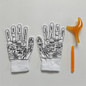 Massage Gloves Acupressures Reflexology Gloves for Correct Stimulate Acupoints — image 14 of 14