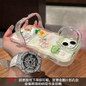 Frog Flower Cute Phone Case with Hidden Dual Stand for iPhone 16 Pro 15 14 13 X — image 8 of 10
