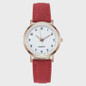 Ladies Diamond-studded Luminous Retro Female Watch Leather Belt Quartz Watch Women Simplicity Casual Decoration Wristwatches — image 12 of 17