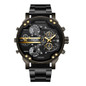 Oversized Dial Dual Time Watch for Men - Sporty Multifunction Quartz Watch — image 13 of 16