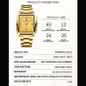 Men's Watches Luxury Stainless Steel Watch Fashion Casual Watches Waterproof Square Male Wristwatches Business Branded Watch Chronograph Watches Horloges Mannen Montre Homme Luxe Quarz Uhr — image 7 of 20