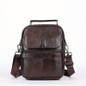Genuine Leather Messenger Bag - Black, Multi-Compartment, Adjustable Strap, Ideal for Men's Daily Commute, Business, Travel — image 24 of 29