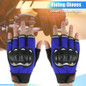 1 Pair Motorcycle Gloves, Half Finger / Full Finger Motorbike Riding Gloves Touchscreen Gloves Outdoor Sports Cycling Hiking Gloves Tactical Mittens Skiing Glove — image 14 of 70