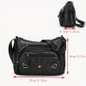 Vintage-Inspired Women's Shoulder Bag - Large Capacity, Synthetic Faux Leather, Adjustable Strap, Multiple Pockets, Zipper Closure - Perfect for Daily Commute, Work, Travel - Includes Cosmetic Bag | Travel Bag | Vintage-Inspired Purse — image 23 of 25
