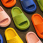 Slippers For Kids, Casual Indoor And Outdoor Slippers, Thickened Non-slip Quick Dry Bathroom Slippers, Light And Comfortable Cloud Soft Bottom Sandals, Summer Kids Water Shoes, Suitable For Bathroom, Beach, Casual Wear — image 21 of 24