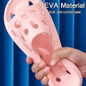 Slippers for Women Men Soft Sole Non-slip Bathroom Leaking Slippers Hollow Shower Shoes Bath Slippers Home Sandals Summer Beach Slides Couple Slippers — image 10 of 24