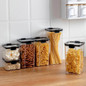 1pcs 460/700/1300/1800ML Food Storage Container Plastic Kitchen Refrigerator Noodle Box Multigrain Storage Tank Transparent Sealed Cans — image 14 of 21