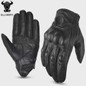 ELLSWEITA Motorcycle Gloves: Genuine Leather, Anti-Slip & Touchscreen Compatible for Riding — image 7 of 11