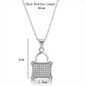 Gold Plated Vintage Bohemian Oval Necklace for Women Small CZ Pendant Link Chain Necklace Collarbone Collares Fashion Jewelry — image 18 of 22