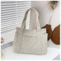 Stylish Corduroy Tote Bag for Women Large Capacity Commuter Shoulder Bag Minimalist Design Crossbody Bag Fashionable and Versatile — image 36 of 61