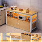 Multifunctional Kitchen Storage Cabinet with Microwave Stand and Cutting Board — image 56 of 58