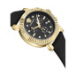 VChrono Classic Collection Luxury Mens Watch Timepieces With A Black Strap And Dial Featuring A Gold Case — image 6 of 9
