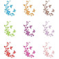 Butterfly Flower Vine Bathroom Wall Stickers Home Decoration Wallpaper Wall Decals For Toilet Decorative Sticker Home Decor — image 7 of 23