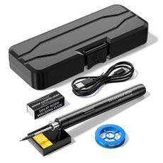Multifunctional USB Electric Soldering Iron Set  300-450¡æ Temperature Adjustment Solder Welding Iron Tool — image 3 of 14