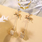 Metal Trendy Water Drop Women Dangle Earrings Simple Korean Jewelry Female Long Pendant Eardrop — image 9 of 13