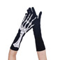 1pair Halloween Cosplay Skull Hand Shape Gloves Full Finger Mitten Carnival Outdoor Gloves Skeleton Gloves for Boys Girls BAN — image 7 of 11