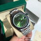 Black Crystal Log Watch for Men – Automatic Mechanical Movement, Stainless Steel Band, Water-Resistant, Dual Calendar Display — image 17 of 22