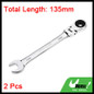 1pc/2pcs Metric Flex-Head Ratcheting Combination Wrench 72 Teeth 12 Point Dual-purpose Rachet Wrench Ended Spanner Hand Tools (6mm-24mm To Choose) — image 53 of 55