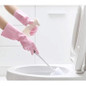 2 Pack Reusable Cleaning Gloves Latex Free, Dishwashing Gloves With Cotton Flock Liner And Embossed Palm, Waterproof Household Gloves For Laundry, Gardeninglarge — image 5 of 9