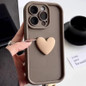 Cute INS 3D Love Heart Silicone Phone Case For iPhone 11 12 13 14 15 Pro Max XS XR 7 8 Plus SE 2020 Shockproof Candy Cover — image 4 of 5
