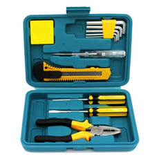 12-Piece Home Tool Kit with Pliers and Screwdrivers | Compact Household Toolbox Set — image 3 of 8