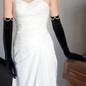 Classical French Black Gloves Velvet Gloves Armwear for Evening Party Wedding — image 11 of 12