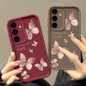 Gold Butterfly Soft TPU Case For Samsung Galaxy A55 A17 A54 A15 A56 A16 A35 A25 5G S25 S24 S23 S22 Ultra Plus S23 FE Phone Cover — image 5 of 15