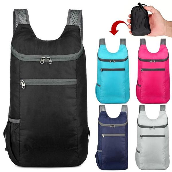 1pc Foldable Backpack, Lightweight Outdoor Sport Bag, Durable, Water-Resistant, And Comfortable Backpack, Large Capacity Travel Backpack - Perfect For Travel, Hiking & Fitness! — image 1 of 39