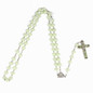 Glow In The Dark Rosary Necklace For Women INRI Crucifix Cross Pendant 8MM Beaded chains Religion faith Jewelry — image 5 of 11