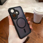 New Black Frosting Translucent Antiskid Case for iPhone 16 15 14 13 12 11 Pro Max Plus Lens Protect Magsafe Magnetic Matte Cover — image 6 of 14