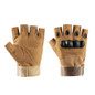 Tactical Army Military Airsoft Shooting Bicycle Combat Fingerless Paintball Hard Carbon Knuckle Half Finger Gloves — image 11 of 14