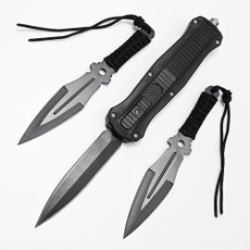 OTF Knives Set , Out The Front Automatic Knives , with Two Combat Ninja Throwing Knives Set — image 3 of 17
