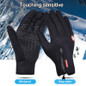 1 Pair Winter Warm Glove Outdoor Non-slip Touching Screen Gloves For Sport Bike Riding Waterproof Ski Gloves Bikes Motorcycle Gloves — image 33 of 43