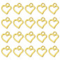 50/100Pcs Alloy Mini Sweet Hollow Love Heart Shape Charms for DIY Earrings Jewelry Making Accessories — image 9 of 11
