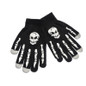 Gothic Knitted Gloves Warm Black Gloves Halloween Luminous Skull Gloves Skeleton Gloves for Halloween Supplies BAR — image 6 of 8