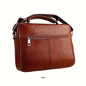 Genuine Leather Men's Business Briefcase, Multi-functional Crossbody Handbag For Daily Commuting & Business Trips, Retro Top Layer Cowhide Messenger Bag — image 8 of 14