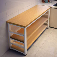 Multifunctional Kitchen Storage Cabinet with Microwave Stand and Cutting Board — image 2 of 58