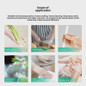 Disposable PVC Gloves Food Grade Kitchen Gloves Waterproof Dishwashing Household Gloves — image 6 of 10