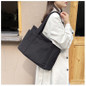 Stylish Corduroy Tote Bag for Women Large Capacity Commuter Shoulder Bag Minimalist Design Crossbody Bag Fashionable and Versatile — image 47 of 61