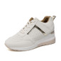 Women's Casual Sports Shoes with Round Toe and Wedge Heel, Cross Strap Athletic Sneakers in Extended Sizes — image 7 of 11