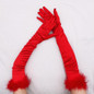 Fashion Gloves Female Elegant Solid Etiquette Gloves Wedding Party Long Gloves — image 5 of 15