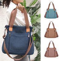 1pc Ladies' Large-capacity Tote Bag, Suitable for Office and Commuting, Classic and Simple, Casual and Versatile Design, Zippered Bag, Handbag — image 2 of 46