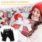 Unisex Touch Screen Gloves Full Finger Winter Warm Knitted Gloves For Warmth Running Cycling Camping Hiking — image 6 of 10