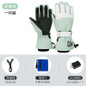 Heated Gloves Rechargeable Battery Powered - Waterproof Thermal Winter Gloves for Motorcycle & Electric Bike Riding — image 9 of 11