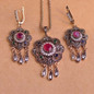 Turkish Vintage Jewelry Sets Necklace Earrings Sets — image 4 of 7