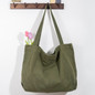 Large Capacity Solid Color Bag, Shopping Bag, Tote Bag — image 4 of 13