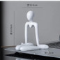 Nordic Style Thinker Ornament Thinker Statue Art Abstract Sculpture Home Bookshelf Decor Living Room Home Desktop Decoration — image 4 of 11