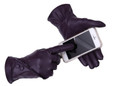 New Winter Ladies Leather Gloves Leather Lace Touch Gloves Warm  Cycling Gloves(3 Colors) — image 5 of 21